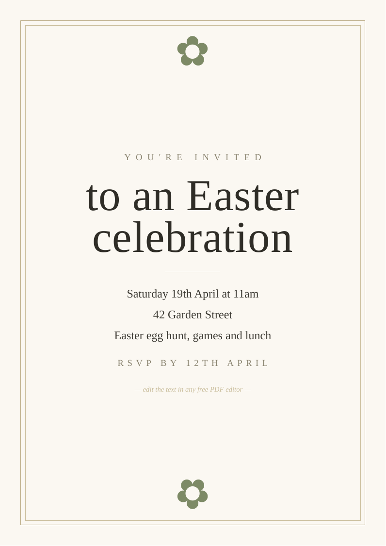 Party invitation