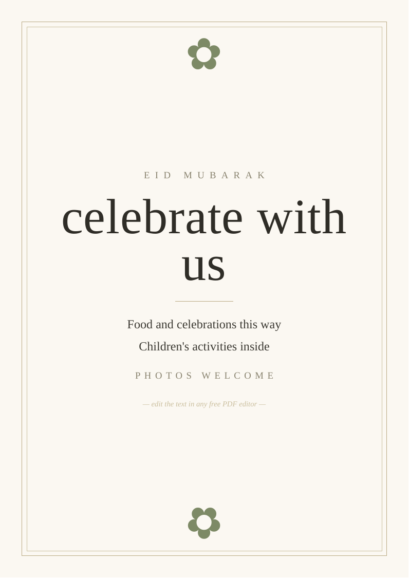 Eid decor signs