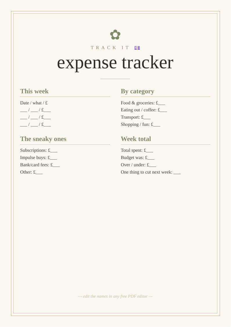 Daily expense tracker