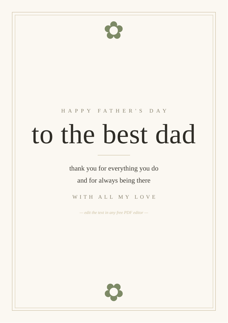Father's Day card