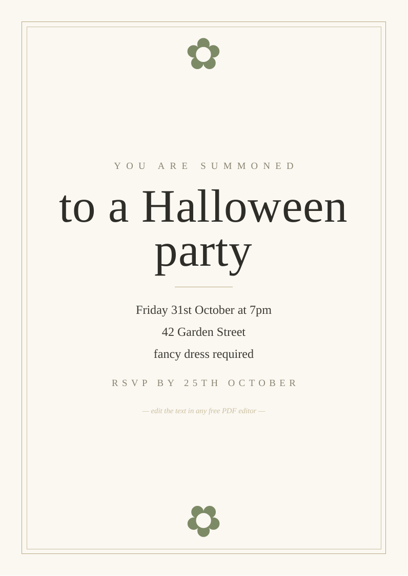 Party invitation
