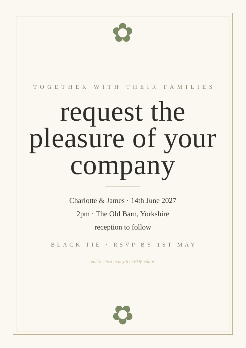 Invitation