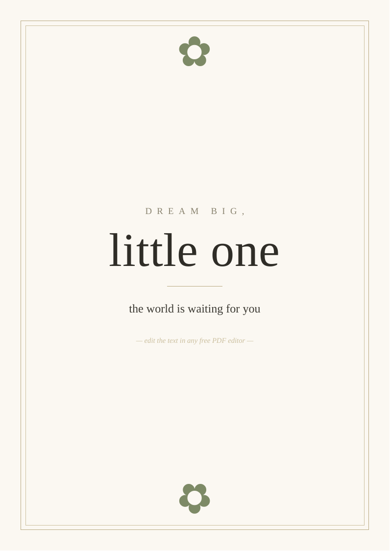 Nursery print