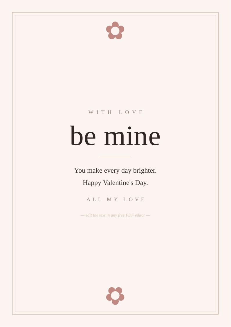 Valentine's card