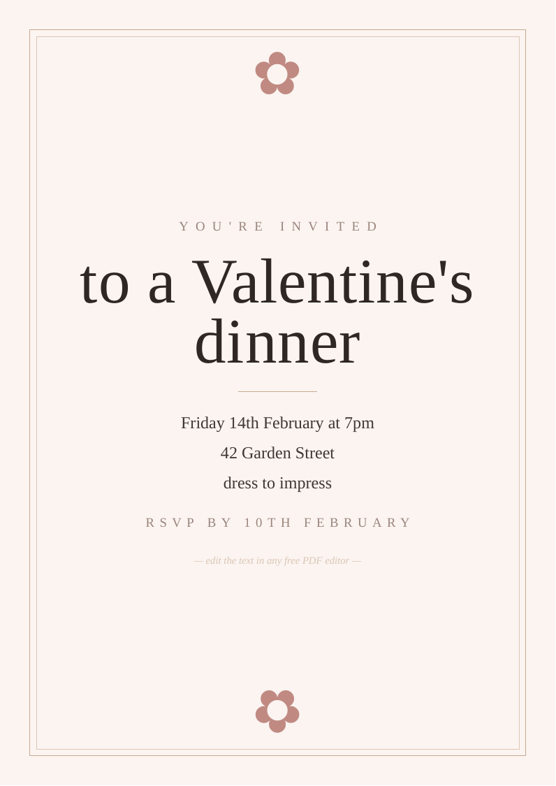 Party invitation